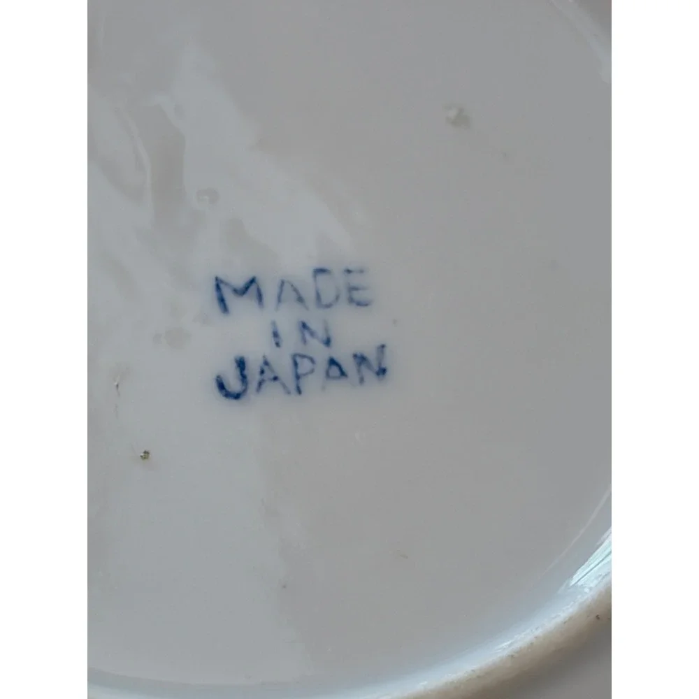 Vintage Blue Willow Saucer Made in Japan Cobalt Blue Transferware